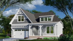 New construction single family home in the riverlights community in wilmington, north carolina